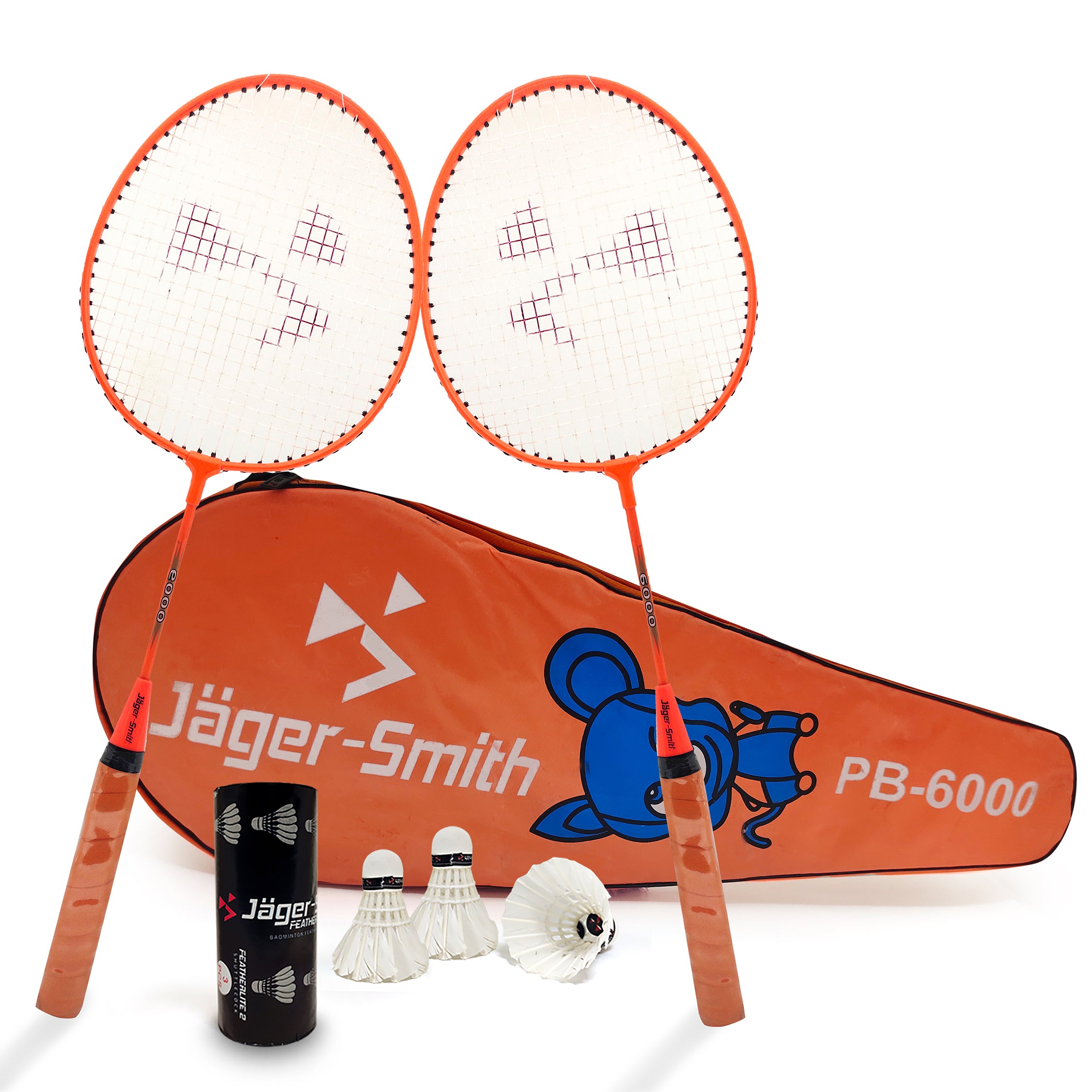 PB-6000 Orange Badminton Racket