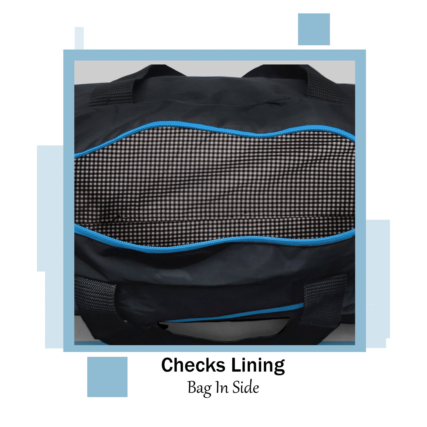 800 Blue Gym Bag