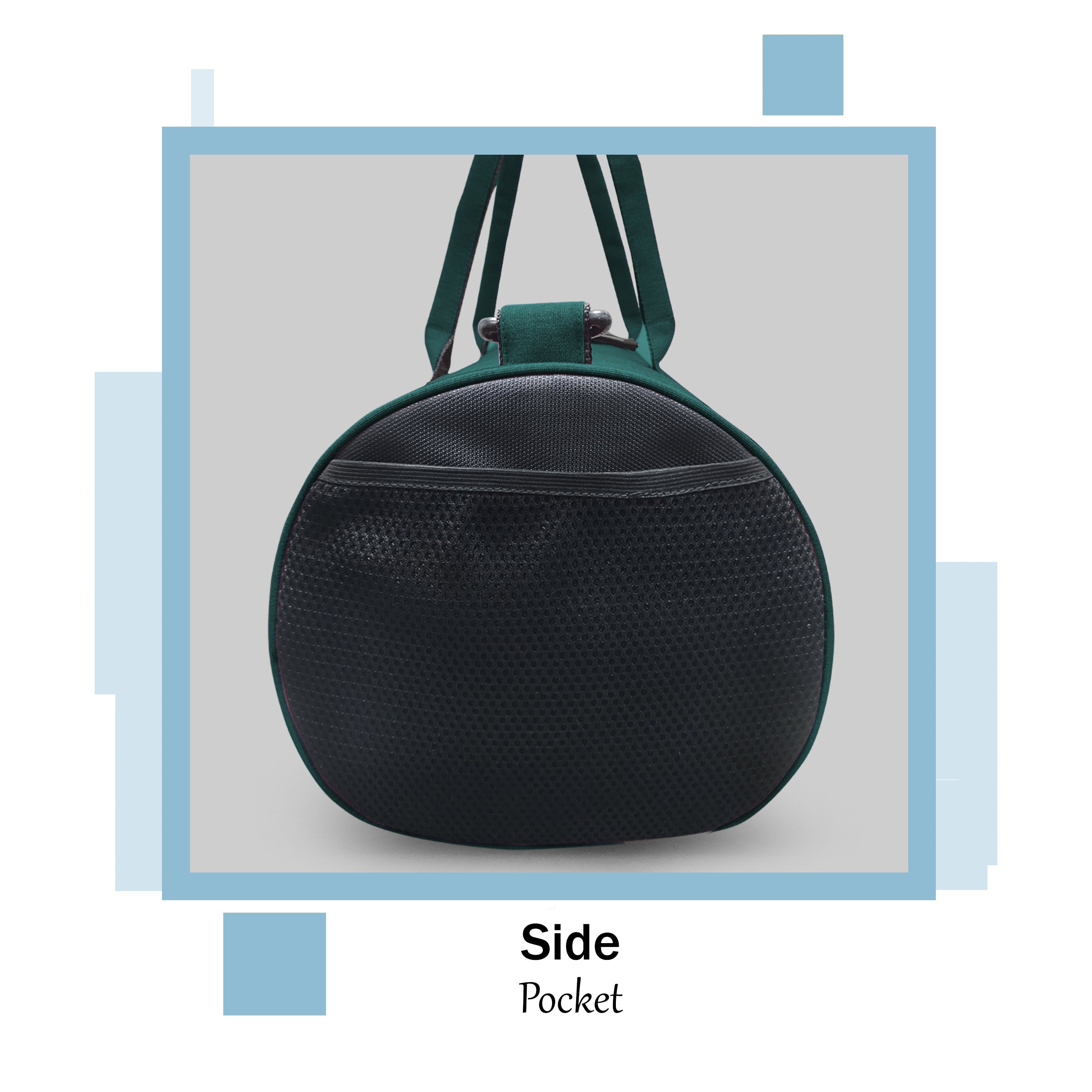 1000 Dark Green Gym Bag