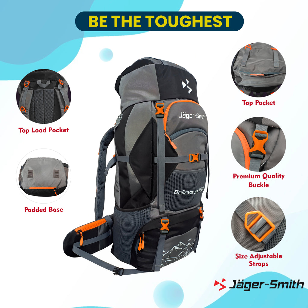 JSTB 700 Rugsack 70 Ltr (Black)